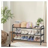 KANAV Expandable Shoe Rack Organizer 3-Tier Shoe Shelf for Closet, Entryway & Front Door Space-Saving Shoe Storage Solution