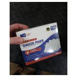 100pc Large Sterile Gauze Pads 4x4 Sterile for Wounds Bulk - 12ply Woven Gauze Sponges 4x4 Sterile - USP IV Breathable Mesh 4x4 Gauze Pads Sterile for Enhanced Absorption - First Aid Medical