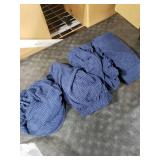 Turquoize 4 Piece Sofa Covers for 3 Cushion Couch Sofa Slipcover Soft Couch Cover for Dogs-Washable Sofa Furniture Covers with 3 Individual Cushion Covers, Jacquard Fabric (3 Cushion Sofa, Navy)