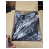 SMARTOR Plastic Hangers 50 Pack, Heavy Duty Plastic Hangers for Clothes - Non-Velvet Slim Hangers with 360° Swivel Hook & Clothes Thin Hanger - Durable Coat Hangars, Space Saving Hanger - Black