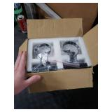 BesLowe 2-Pack Outdoor Wall Light Fixtures, Exterior Lighting Fixtures Wall Mount, Waterproof Porch Lights Outdoor Wall Sconces Lanterns, Modern Outside Lights for House Front Door Garage, Black