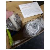 Ourokhome Rotary Cheese Grater Hand Crank, Kitchen Shredder Speed Mandolin Slicer Nut Grinder with Handle and Drum Blades for Cheese, Vegetable, Walnut, Chocolate, Potato, Carrot, 3 Blades, Dark Blue