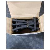 Chuangdi 12 Pieces 5 Inch Black Mini Wood Display Easel, Holder for Small Canvases, Cards, Photos, Notices, Etc