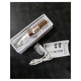 GIMPYN Dog Paw Trimmer with LED Display, 35dB Low Noise Electric Dog Clippers for Grooming, Cordless 20mm-Blade for Trimming Dog's Hair Around Paws, Eyes, Ears, Face, Rump with LED Light (White)