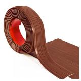 Art3d 10 FT Self Adhesive Vinyl Floor Transition Strip, Laminate Floor Strip Floor Flat Divider Strip for Joining Floor Gaps,Carpet Threshold Transition,Floor Tiles 1.57in, Cherry