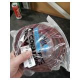 Art3d 10 FT Self Adhesive Vinyl Floor Transition Strip, Laminate Floor Strip Floor Flat Divider Strip for Joining Floor Gaps,Carpet Threshold Transition,Floor Tiles 1.57in, Cherry