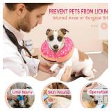 Supet Inflatable Dog Cone Collar Alternative After Surgery, Dog Neck Donut Collar Recovery E Collar for Neuter, Soft Pet Cone for Small Medium Large Dogs
