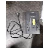 Amazon Basics UPS Battery Backup & Surge Protector, 600VA/360W, 8 Outlets, Standby Uninterruptible Power Supply, Power Outage Protection, Compact Design, Black