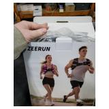 Zeerun Weighted Vest for Women & Men with Reflective Stripe and Adjustable Buckle, Comfortable & Durable Rucking Vest for Walking, Running & Strength Training, 10LBS-Black