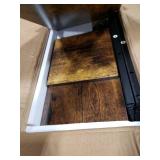 IBUYKE 9 Tier Tree Bookshelf, Floor Standing Wood Bookshelf for Narrow Space, Storage Organizer Bookcase for Books/CDs/Movies, Small Corner Bookcase for Bedroom Living Room,Rustic Brown,TBC002H