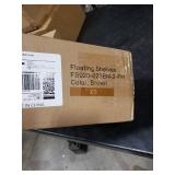 QEEIG Bathroom Shelves Over Toilet - Paper Storage Wall Mounted Farmhouse Decor Decorations Aesthetic Decor Sign Small Floating Wall Shelf 2+1 Set 16 inch Farmhouse, Rustic Brown (020BN-FH)