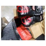 Fitense Kids Punching Bag, 63 Inch Inflatable Punching Bag + Electric Air Pump + Boxing Gloves, Kids Boxing Bag for 6-12 Year Olds, Red Ninja Karate Gift Toy for Christmas Birthday