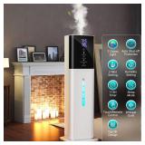 Humidifiers Large Room Bedroom with 7 Colors Light,Honovos 8L 2.1Gal Quiet Ultrasonic Cool Mist Topfill Humidifier with 360° Nozzle 3 Speed Humidistat Essential Oil Tray for Baby Home Plant Yoga Slee