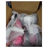 Toddler Toys Balance Bike for 1 Year Old Girl Gifts,4 Wheels Colorful Lighting with Music Baby First Bike,Toddler Girl Toys Balance Bike for 1st 2 Year Old Birthday Gifts