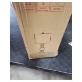 BOBOMOMO Tradition 20.5 Rustic Table Lamp Set of 2 for Living Room Farmhouse Bedside Desk Lamps Bedroom Nightstand Vintage Lamps Linen Washed Suitable for Decorating Small Areas