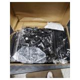 UDEAR 5-Tier Coat and Shoe Rack, Entryway Coat Rack with 8 Hooks, Double Row Shoes Organizer for Living Room, Bedroom, Office, Black