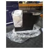 SHARDOR 3 in 1 Single Serve Coffee Machine, K Cup Coffee Maker Compatible with Ground Coffee & Teas, 6 to 14oz Brew Sizes, 40oz Removable Water Tank, Descale Settings, Black