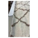 Deluxe Shag Trellis Area Rug. 8