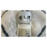 Threshold Cream Fleece Area Rug. 7