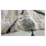 Project 62 Black/White Tribal Design Area Rug. 7