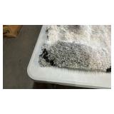 Project 62 Black/White Tribal Design Area Rug. 7