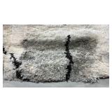Project 62 Black/White Tribal Design Area Rug. 7