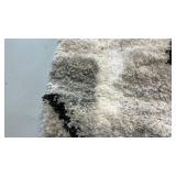 Project 62 Black/White Tribal Design Area Rug. 7