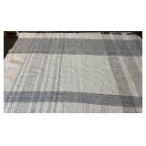 Threshold Asymmetric Woven Black/Gray/White 7