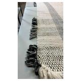 Threshold Asymmetric Woven Black/Gray/White 7