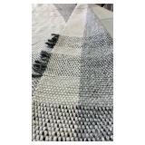 Threshold Asymmetric Woven Black/Gray/White 7