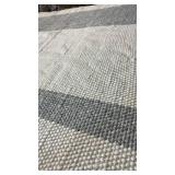 Threshold Asymmetric Woven Black/Gray/White 7