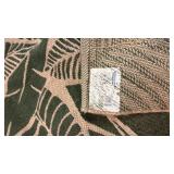 Tropical Palm Leaf Indoor/Outdoor 8x10 Area Rug