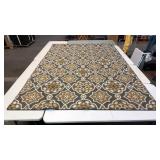 Threshold Gray & Gold Medallion Area Rug 7x10