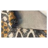 Threshold Gray & Gold Medallion Area Rug 7x10