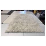 Room Essentials Cream Shag Area Rug 4x6