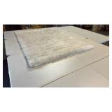 Room Essentials Cream Shag Area Rug 4x6