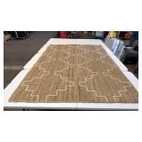 Threshold Jute Area Rug with Geometric Pattern