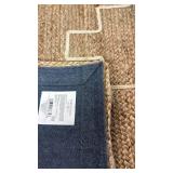 Threshold Jute Area Rug with Geometric Pattern