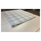 Room Essentials Gingham Blue Area Rug 4x5.5