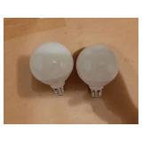 Sunco Smart Globe Bulbs G25 LED, Alexa Compatible LED Decorative Round Vanity Bulbs, 5W, Color Changing RGBCW, Dimmable WiFi Vanity Smart Bulbs for Amazon Alexa, Google Assistant, 2 Pack. - Retail: $2