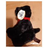 Cole The Black Labrador Puppy Christmas Stuffed Animals - 8 Black Dog Plush with Soft Fur, Floppy Body and Holiday Scarf - Adorable Labrador Stuffed Animal and Gift for Kids and Dog Lovers - Retail: $