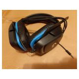 Logitech G432 Wired Gaming Headset, 7.1 Surround Sound, DTS Headphone: X 2.0, Flip-to-Mute Mic, PC (Leatherette) Black/Blue - Retail: $39