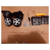 Duel Spinner Luggage Wheels Replacement for Suitcase, Wheels Parts Roller Suitcase Tourist Travel Trunk Caster Luggage Replacement Kit (Sliver- 2pcs) - Retail: $22