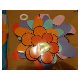 Halloween Trunk or Treat Car Decorations Kit for Flower Themed with Featuring Floral Background Fabric, Paper Cards and Polka Dot Adhesive for Car SUV Decoration - Retail: $26