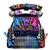 Halloween Trunk or Treat Car Decorations Kit 1970s Theme Trunk or Treat Decorations for Suv Car Archway Retro Photo Booth Backdrop Garage Door Birthday Party Favors Decorations Supplies - Retail: $20