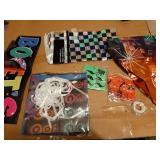 Halloween Trunk or Treat Car Decorations Kit 1970s Theme Trunk or Treat Decorations for Suv Car Archway Retro Photo Booth Backdrop Garage Door Birthday Party Favors Decorations Supplies - Retail: $20
