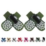 Anti Slip Dog Socks to Prevent Licking Paws, Shoes for Hot Pavement, Dog Booties for Small Medium Large Senior Dogs, Traction Control Boots & Paw Protectors for Hardwood Floors - Retail: $12