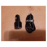 67.5W Car Charger USB C Super Fast Charging, 45W USB-C & QC3.0 Port Block for iPhone 17 Pro Max/Air/16/15/iPad, Samsung S25 Android Cell Phone, Dual 12V Cigarette Lighter Adapter + 3.3 ft Type C Cable