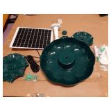 A6.5W Solar Bird Bath Fountain with 3 Tiered Bird Bath, DIY Detachable Solar Water Fountain Pump with Fixed Equipment for Garden Decoration, Outdoor Bird Feeder and Waterfall