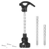 Trolling Motor Stabilizer Support Mount for Minn Kota Terrova/Ulterra/PowerDrive/Riptide, Garmin Force Kraken, MotorGuide Xi5/Xi3/Tour Pro - Shock Absorber, Reduce Bounce - Adjustable Aluminum Rod - R